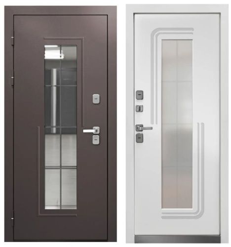 Люксор Termo 7 Букле Шоколад, Букле Антрацит - Эмалит белый