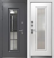 Люксор Termo 4 Букле графит - Эмалит белый, с терморазрывом