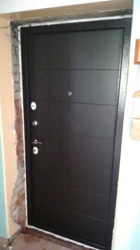 Входная дверь в квартиру Delta-100 Медь RGSO Венге D22 фото 3