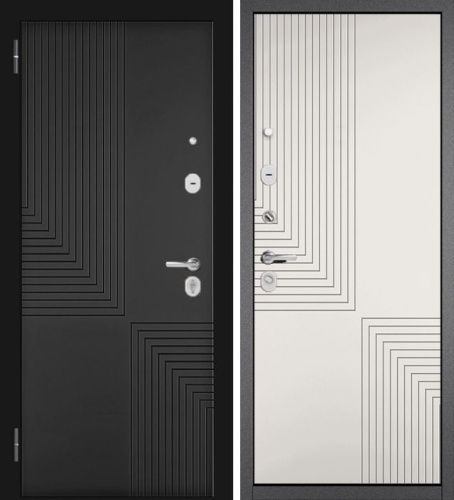 Мастино TRUST ECO 195/195 Черный матовый/Антрацит букле-Белоснежный