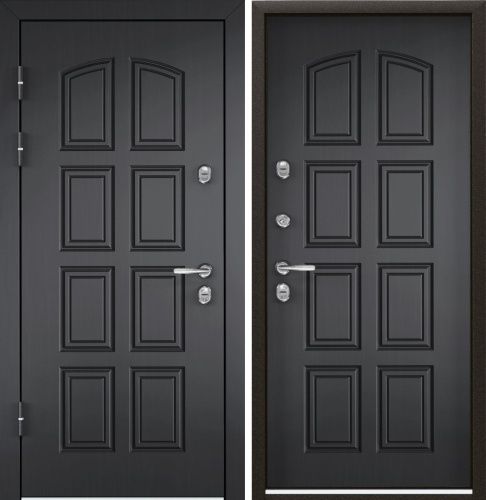 Входная дверь металлическая Snegir-60 PP Фанера морская Графен